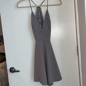 Gray dress